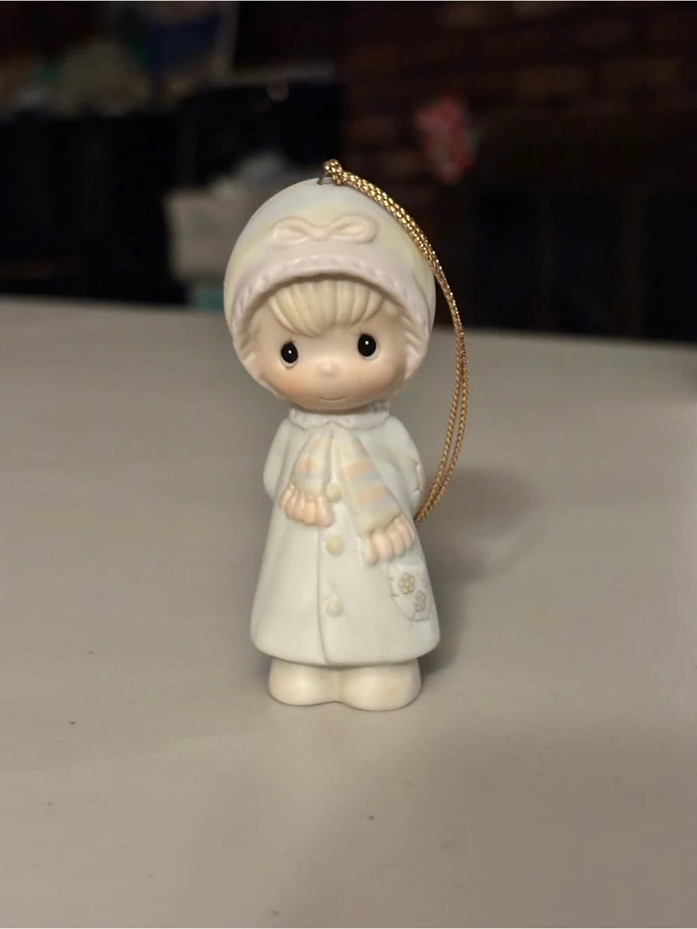 Precious Moments 1984 Porcelain Girl Ornament